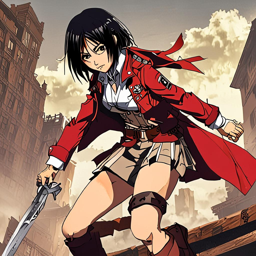 Mikasa_wears_black_leather_pants_plaid_shirt_and_combat_boots_1_small.png