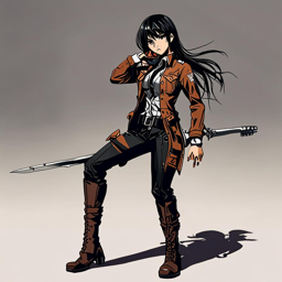 Mikasa_wears_black_leather_pants_plaid_shirt_and_combat_boots_3_small.png