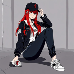 Rias_Gremory_wears_a_black_denim_jacket_and_streetwear_ensemble_3_small.png