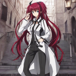 Rias_Gremory_wears_a_black_tee_blue_skirt_and_chunky_sneakers_2_small.png