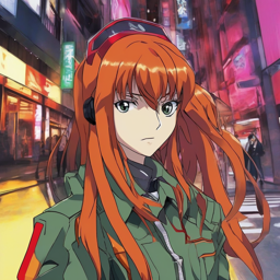 Asuka_wears_a_black_graphic_t-shirt_plaid_skirt_and_denim_jacket_2_small.png
