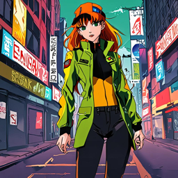 Asuka_wears_a_bold_outfit_with_windbreaker_jeans_Vans_and_Eva_Unit-02_hoodie_1_small.png