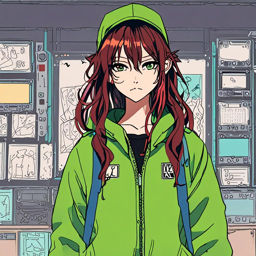 Asuka_wears_a_bold_outfit_with_windbreaker_jeans_Vans_and_Eva_Unit-02_hoodie_3_small.png
