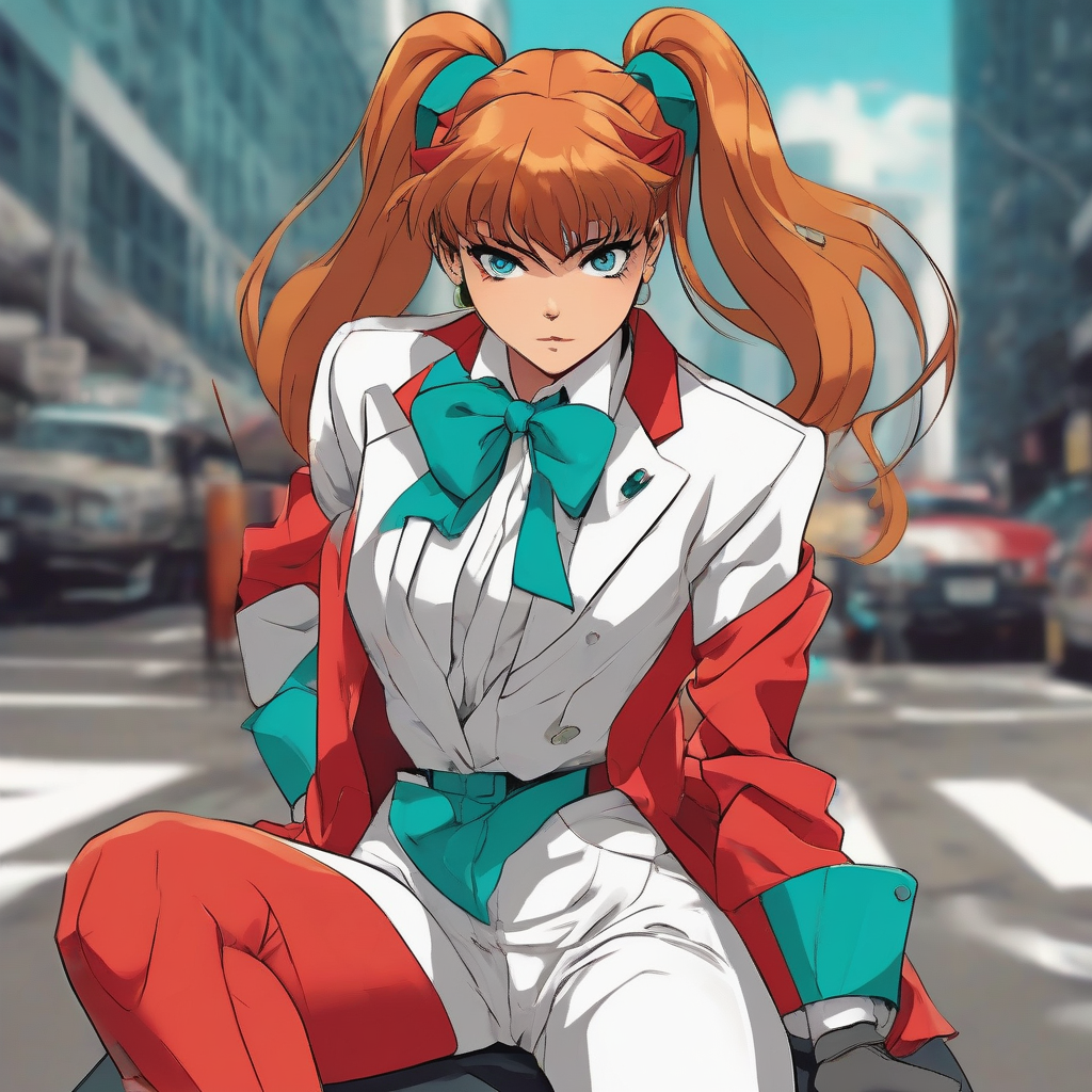 Asuka_wears_an_80s-inspired_power_suit_4.png