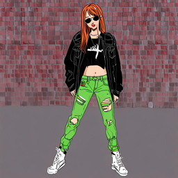 Asuna_wears_a_black_shirt_distressed_jeans_and_Vans_sneakers_with_a_denim_jacket_3_small.png