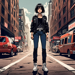 Mikasa_Ackerman_wears_a_black_graphic_t-shirt_distressed_denim_jeans_and_chunky_sneakers_3_small.png