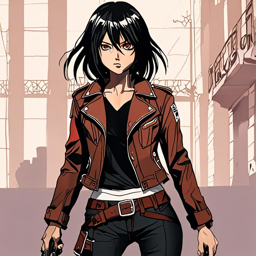 Mikasa_Ackerman_wears_a_leather_biker_jacket_and_plaid_skirt_1_small.png