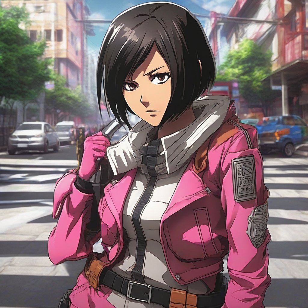 Mikasa_Ackerman_wears_a_neon_pink_jumpsuit_and_chunky_sneakers_2.png