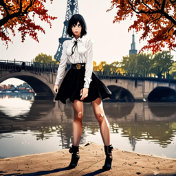 Mikasa_wears_a_Parisian_outfit_with_a_white_blouse_and_black_skirt_3_small.png
