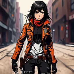 Mikasa_wears_a_black_graphic_tee_distressed_jeans_and_Vans_sneakers_1_small.png