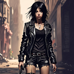 Mikasa_wears_a_black_leather_jacket_denim_shorts_and_boots_3_small.png
