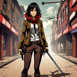 Mikasa_wears_a_black_windbreaker_distressed_denim_jeans_and_Vans_sneakers_1_small.png