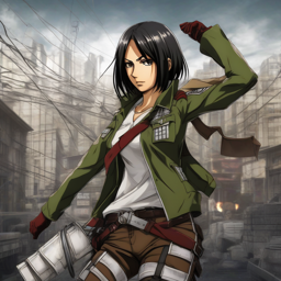 Mikasa_wears_a_black_windbreaker_distressed_denim_jeans_and_Vans_sneakers_2_small.png