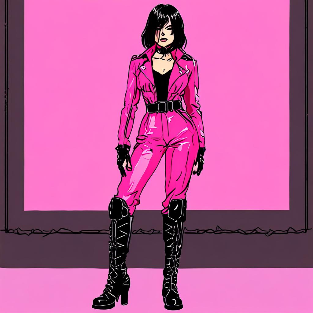 Mikasa_wears_a_neon-pink_jumpsuit_and_combat_boots_3.png