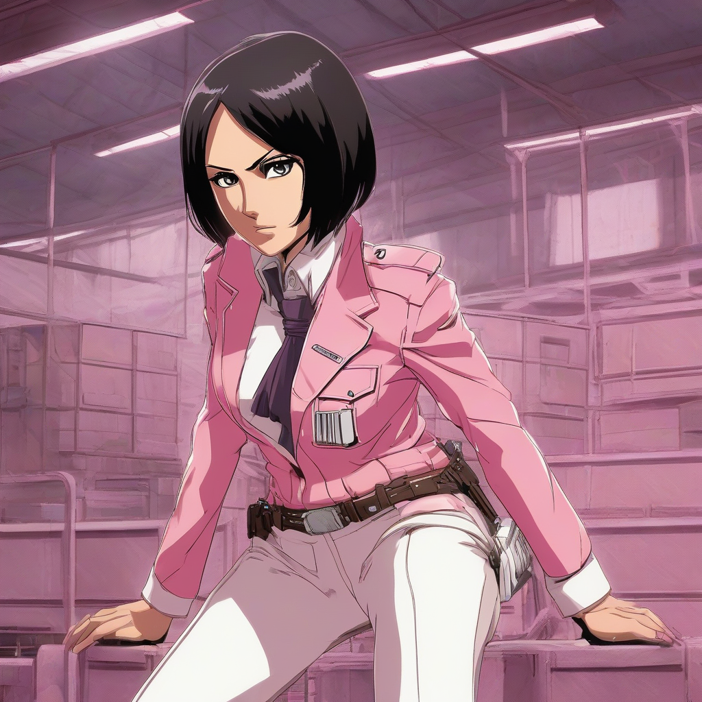 Mikasa_wears_a_pastel_pink_power_suit_4.png