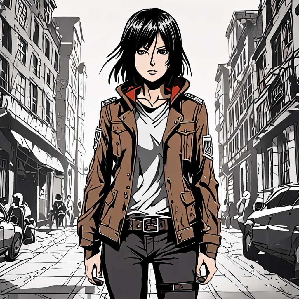 Mikasa_wears_black_and_white_streetwear_outfit_1.png