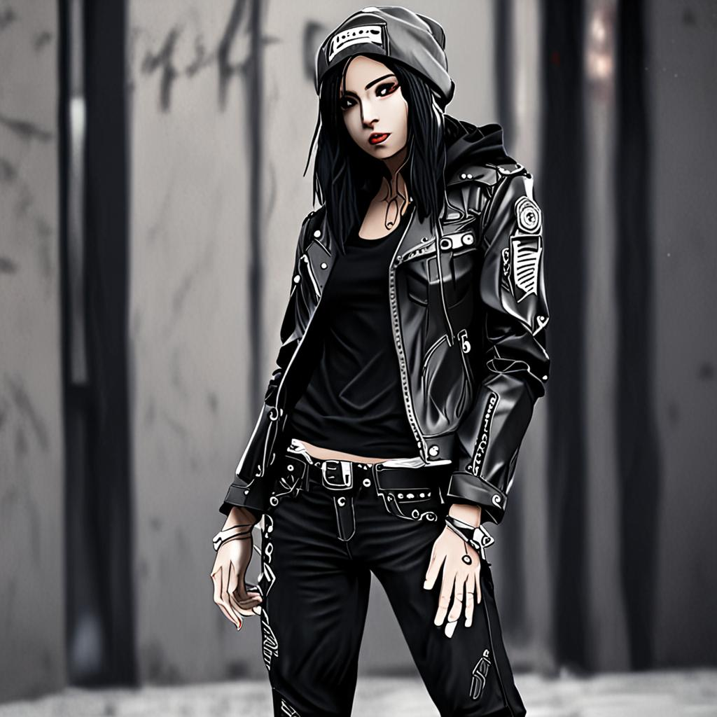 Mikasa_wears_black_and_white_streetwear_outfit_3.png