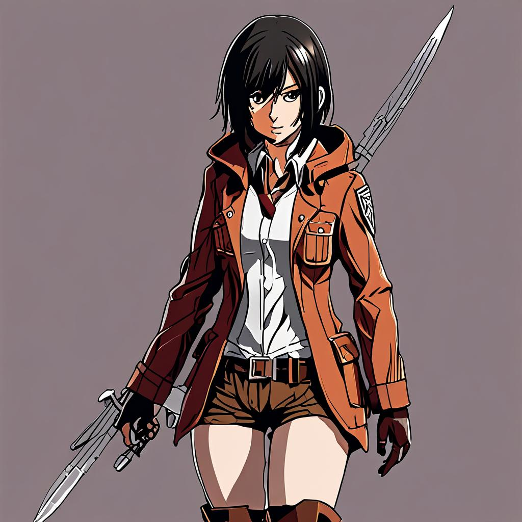 Mikasa_wears_leather_jacket_graphic_tee_and_combat_boots_1.png