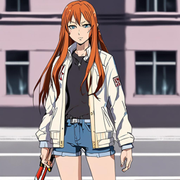 Asuna_Yuuki_wears_a_black_denim_jacket_graphic_tee_and_distressed_jeans_with_Vans_sneakers_1_small.png
