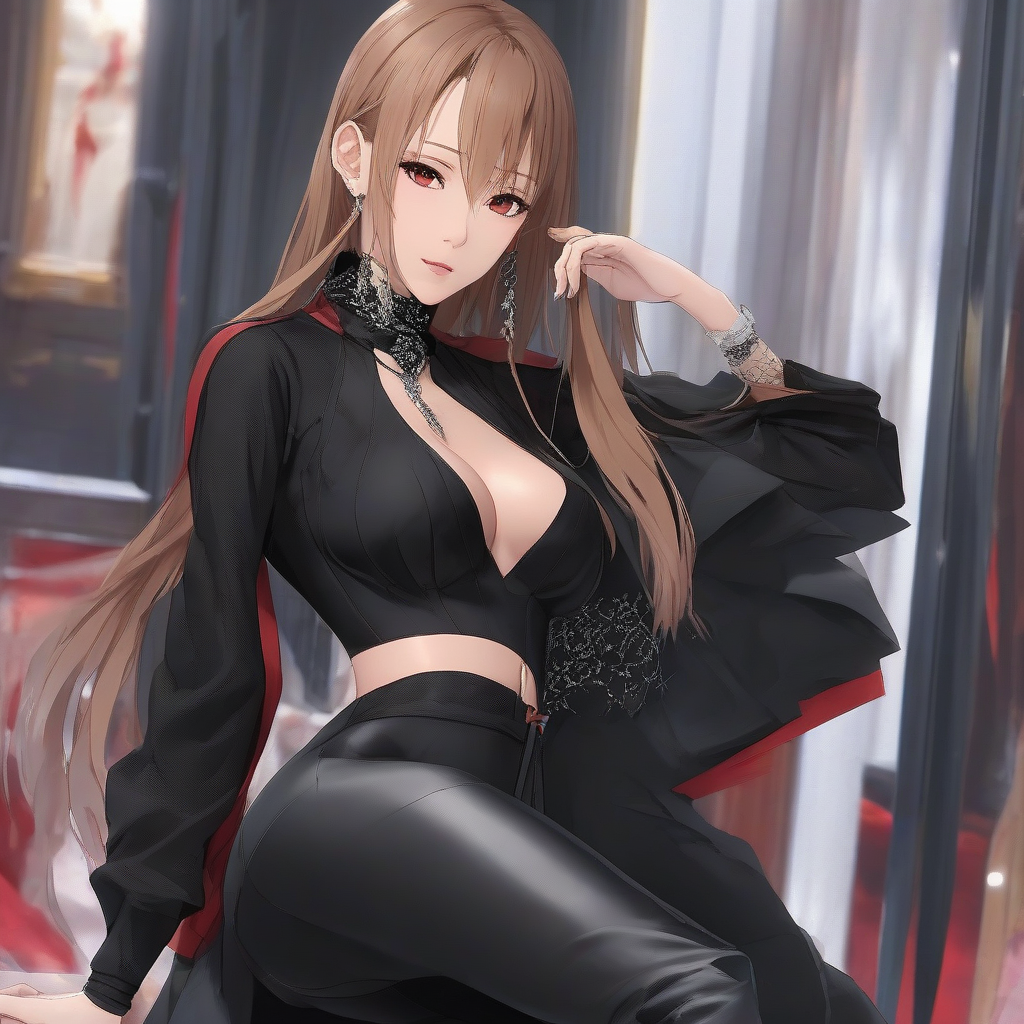 Asuna_wears_a_black_jumpsuit_and_ankle_boots_4.png