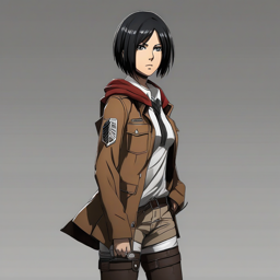 Mikasa_Ackerman_wears_a_black_hoodie_jeans_Vans_and_a_pink_beanie_2_small.png