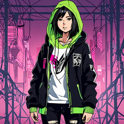 Mikasa_Ackerman_wears_a_black_hoodie_jeans_Vans_and_a_pink_beanie_3_small.png