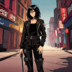 Mikasa_Ackerman_wears_a_black_jumpsuit_and_distressed_denim_jacket_3_small.png