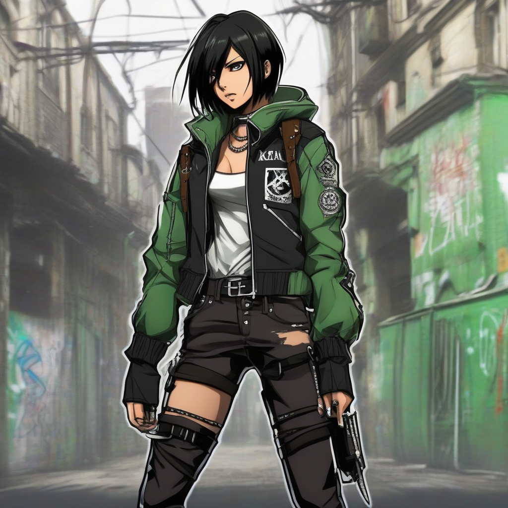 Mikasa_Ackerman_wears_a_black_jumpsuit_and_green_bomber_jacket_4.png