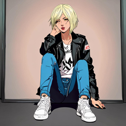 Mikasa_Ackerman_wears_a_black_leather_jacket_denim_jeans_and_Adidas_sneakers_3_small.png