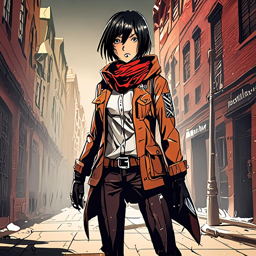Mikasa_Ackerman_wears_a_black_leather_jacket_jeans_and_Vans_sneakers_1_small.png