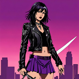 Mikasa_Ackerman_wears_a_black_leather_jacket_purple_skirt_and_studded_boots_3_small.png