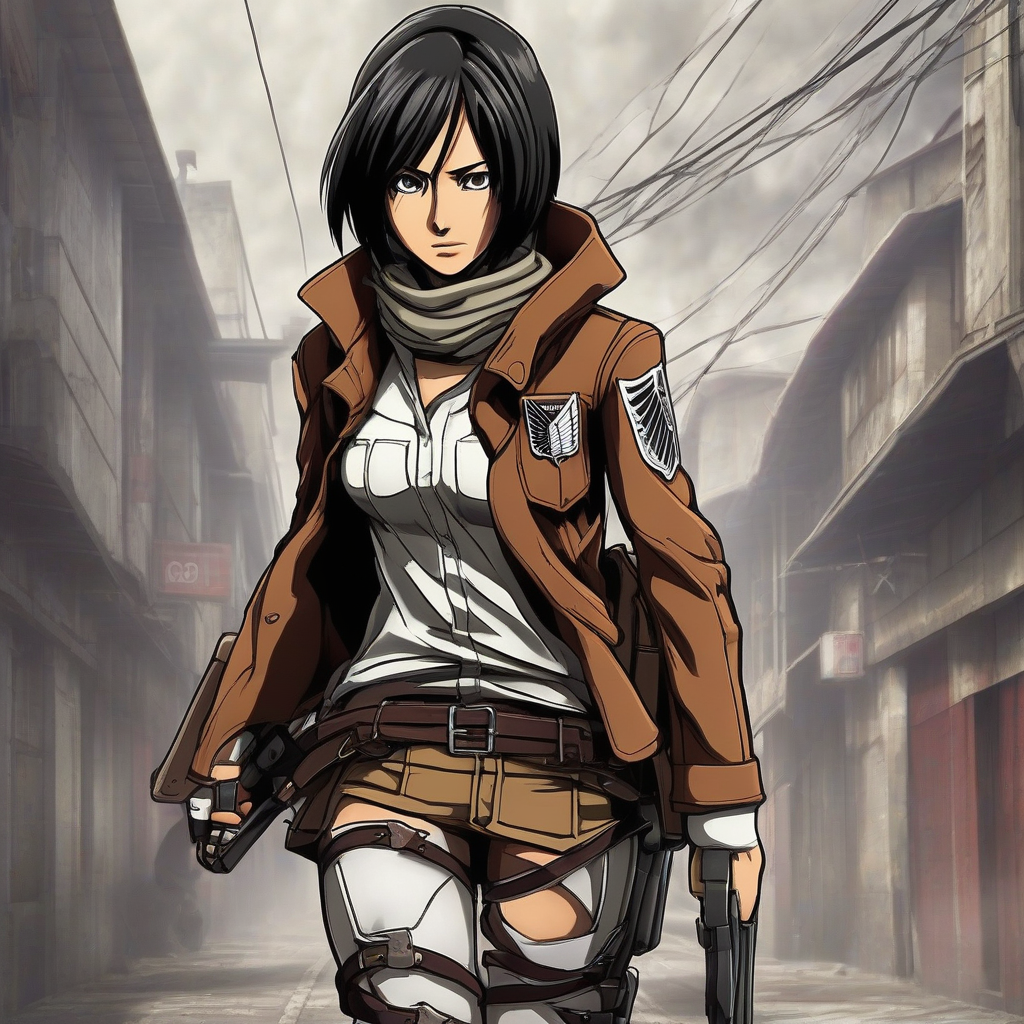 Mikasa_wears_a_black_and_neon_green_streetwear_outfit_2.png