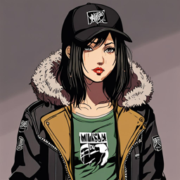 Mikasa_wears_a_black_graphic_t-shirt_distressed_denim_jeans_and_Vans_sneakers_3_small.png