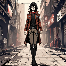 Mikasa_wears_a_black_graphic_tee_ripped_jeans_and_Vans_sneakers_1_small.png