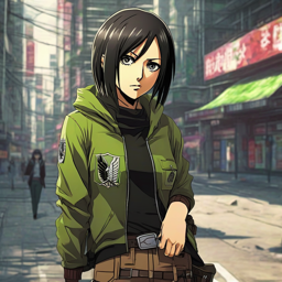 Mikasa_wears_a_bold_streetwear_outfit_with_a_black_shirt_jeans_and_boots_2_small.png
