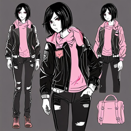 Mikasa_wears_a_bold_streetwear_outfit_with_a_black_shirt_jeans_and_boots_3_small.png