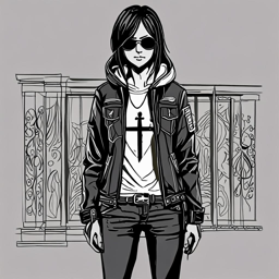 Mikasa_wears_a_bold_streetwear_outfit_with_a_graphic_tee_jeans_and_leather_boots_3_small.png