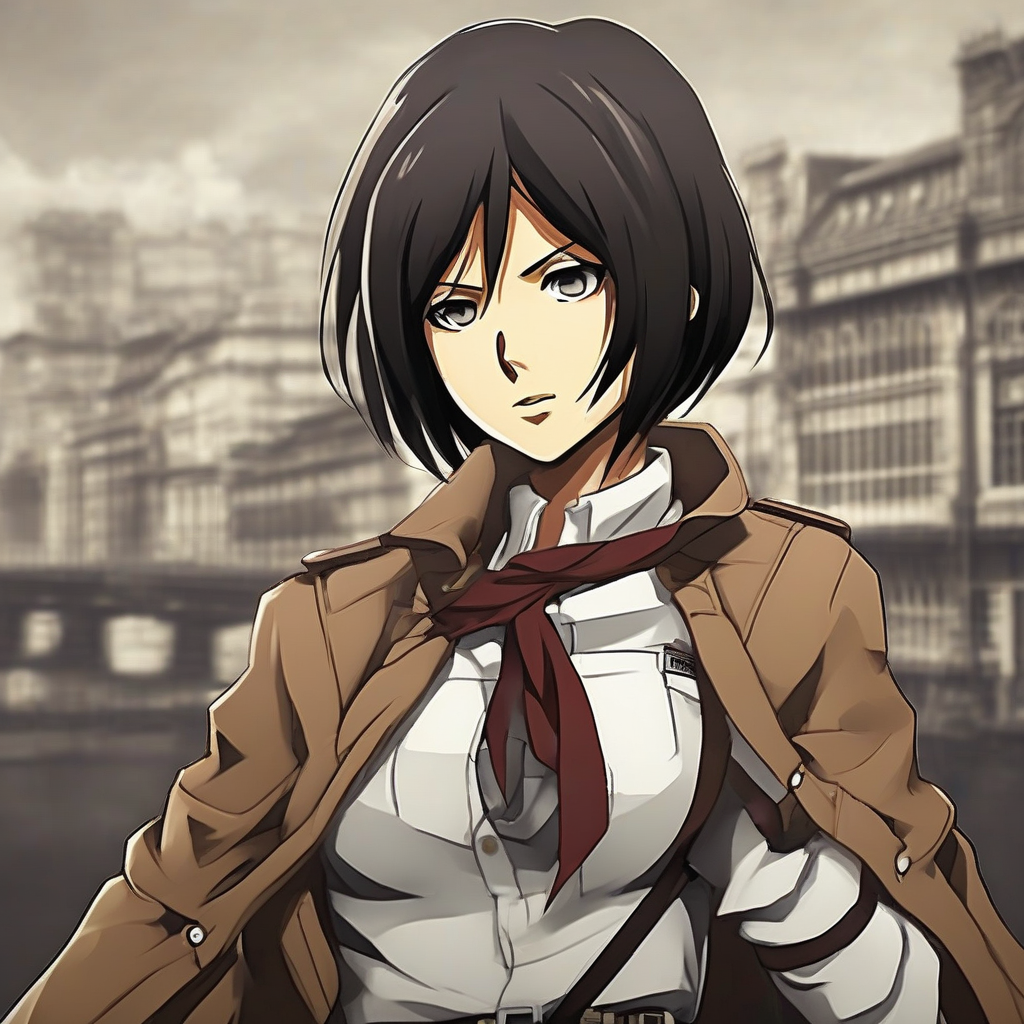 Mikasa_wears_a_white_blouse_grey_skirt_and_black_boots_2.png