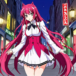 Rias_Gremory_wears_a_pastel_pink_romper_and_black_sandals_1_small.png