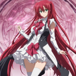 Rias_Gremory_wears_a_pastel_pink_romper_and_black_sandals_2_small.png